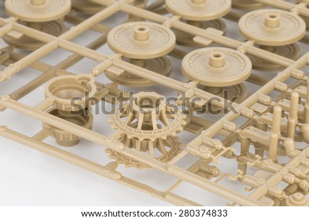 Part of plastic model kit - Stock image macro.