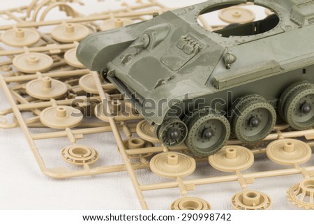 Part of plastic model kit - Stock image macro.
