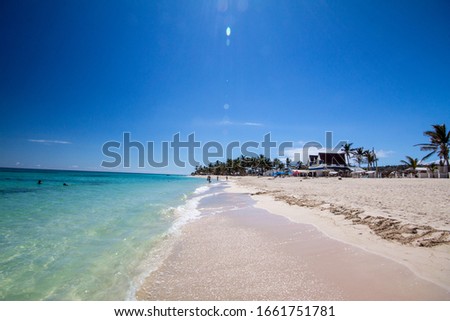 Similar – Image, Stock Photo Sunset at San Andres Island