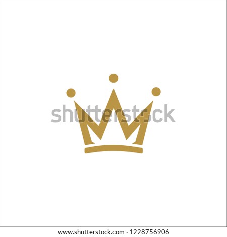 logo crown letter M