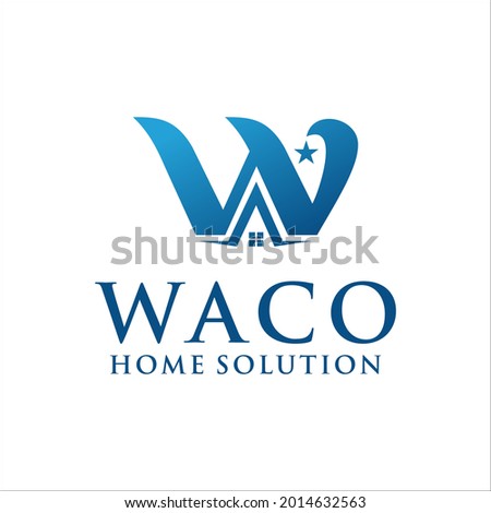 waco home solution logo design