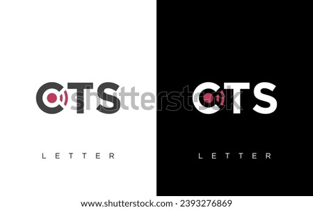 Initial Letter CTS Logo Vector Designs Modern Elegant Vector Concept Template, CTS initial letter logo design business company identity, CTS Letter Business Logo Design Alphabet Icon Vector Symbol.