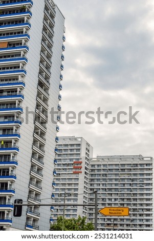 Similar – Image, Stock Photo Berlin Alexanderplatz, germany, Kreuzberg Oberbaumbridge