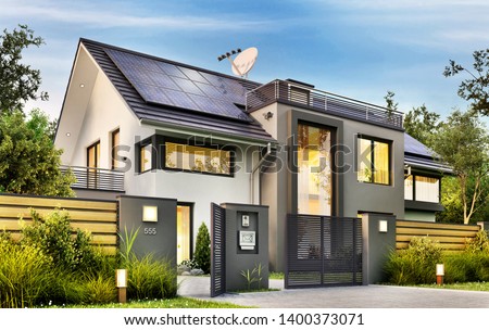 Similar – Image, Stock Photo Alternative facade design