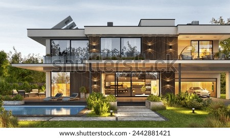 Similar – Image, Stock Photo Alternative facade design