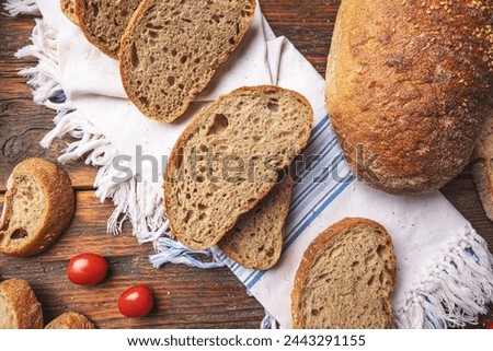 Similar – Foto Bild Brot Brotscheibe Brotlaib