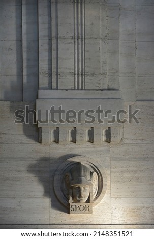 Similar – Image, Stock Photo Detail of the Milan cathedral