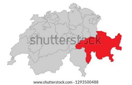 Switzerland - Map of Switzerland (high detailed)