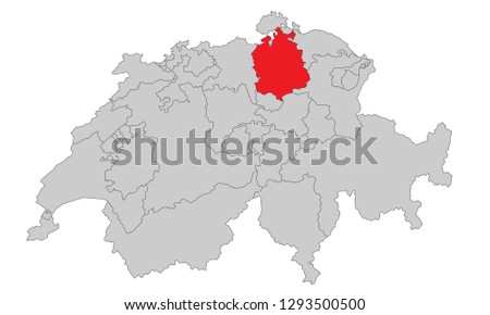 Switzerland - Map of Switzerland (high detailed)