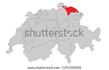 Switzerland - Map of Switzerland (high detailed)