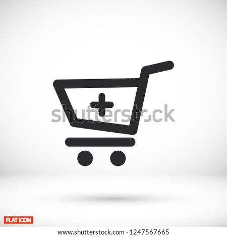 Shopping Cart Add to Cart icon. Vector  Eps 10 