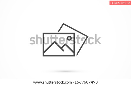 Photo Camera line icon, Photo Camera line icon Modern sign for mobile interface, vector graphics, Photo Camera line icon a linear pattern on a white background, Photo Camera line icon