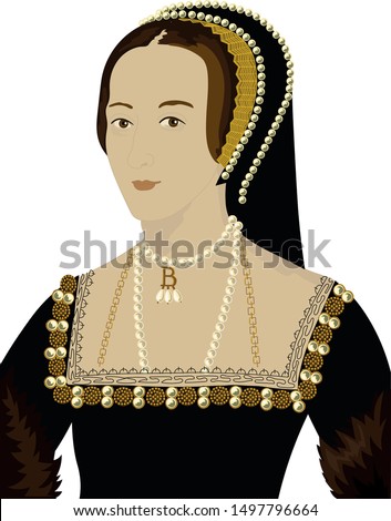 Tudor Queen Anne Boleyn, 2nd Wife of Henry VIII