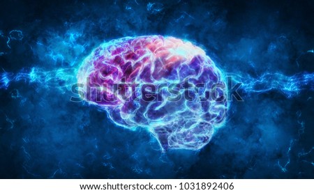 3d rendering of a brain 商業照片 © 
