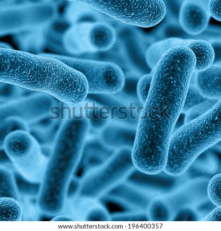 3d Render Of A Germ Bacteria Under Microscope Stock Photo 196400357 ...