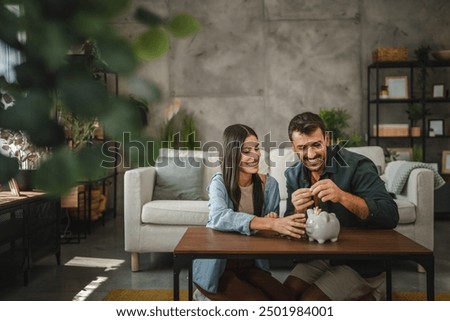 Similar – Image, Stock Photo A pig on the roof Swine