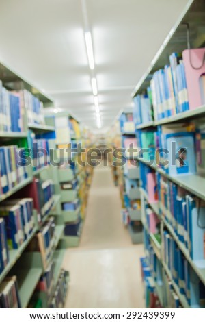 abstract library blur background