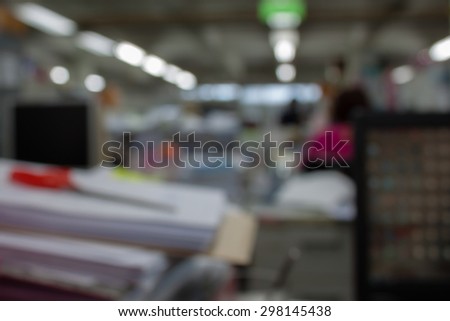 abstract office daily life background with blurry shallow depth of focus