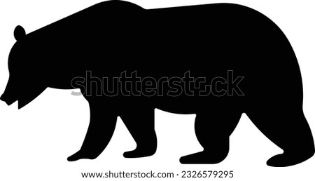 black bear bear animal wild mammal Glyph