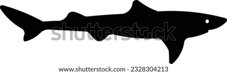 dogfish dogfish shark shark ocean sea Glyph