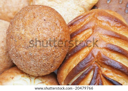 File name: Background of fresh bread.