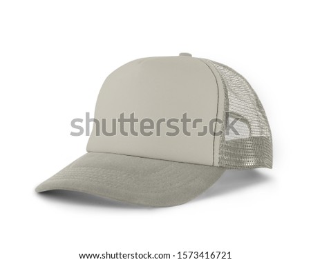 Download 38+ Trucker Cap With Flat Visor Mockup Side View PNG ...