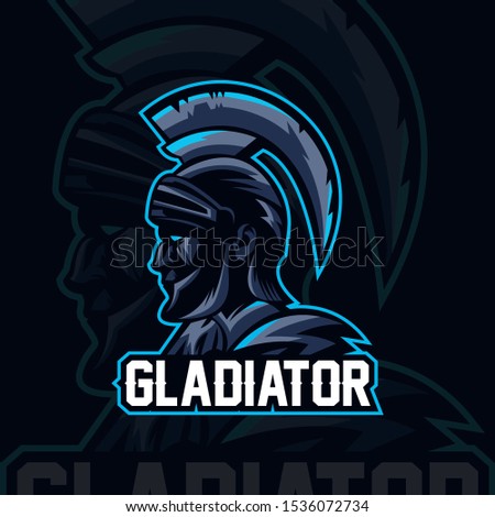 Esport Logo Gladiator Gaming, moscot,icon.