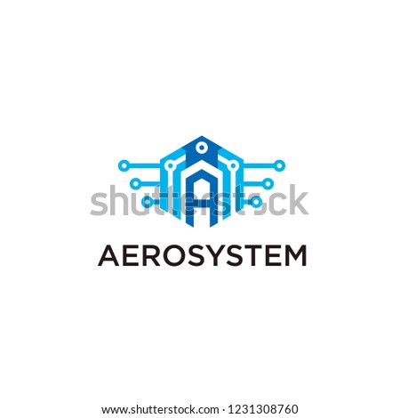 Aerosysytem/Data Logo Design Inspiration