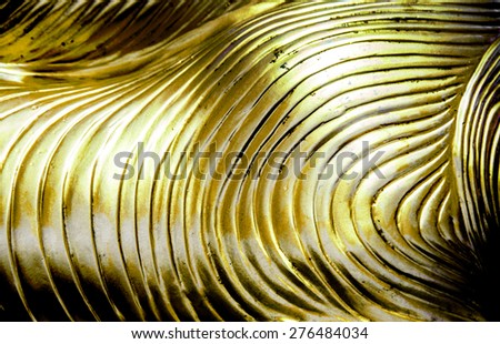 abstract  gold wave line pattern background