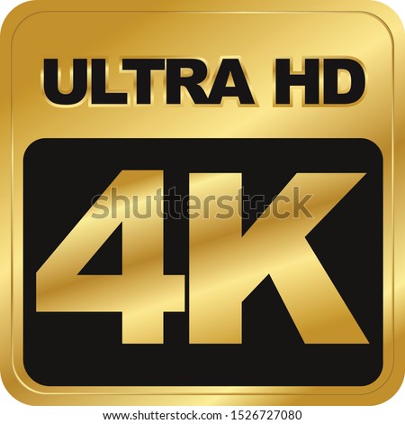 black and gold video play button 4k quality ultra hd vector icon