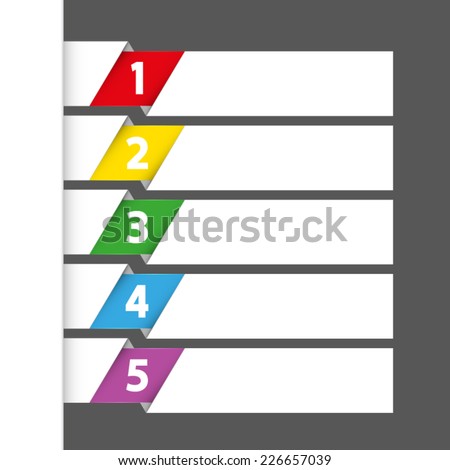 vector template sequence rank list big five