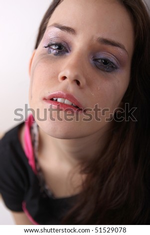 Portrait Of Beautiful Girl, Crying Stock Photo 51529078 : Shutterstock