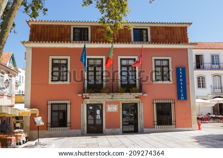 Cascais, Portugal - August 14, 2012: The building of local government