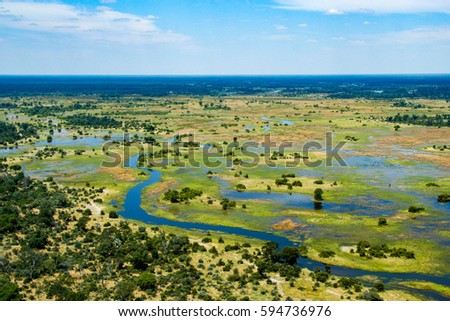 Similar – Image, Stock Photo Landscape on delta of river Evros, Greece