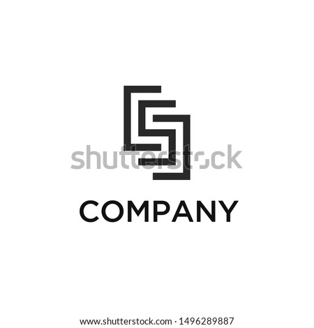 abstract CSC initial letter logo template, vector file eps 10, text and color is easy to edit
