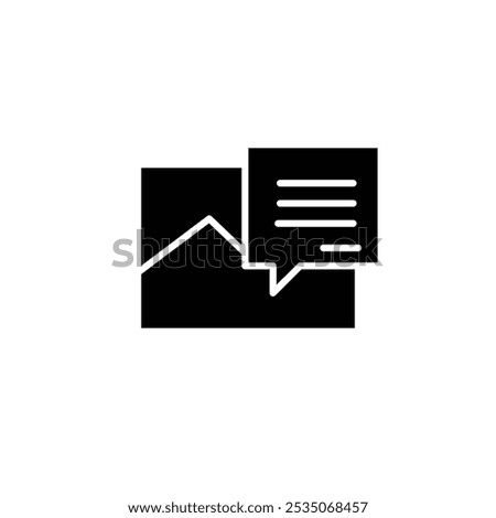 image information solid icon vector design good for web or mobile app