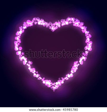 Fantasy Heart Background. Vector Illustration - 45985780 : Shutterstock