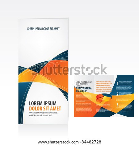 tri fold business brochure template