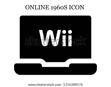 online Wii icon. Editable online Wii icon for web or mobile.
