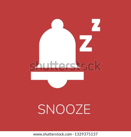  Snooze icon. Editable  Snooze icon for web or mobile.