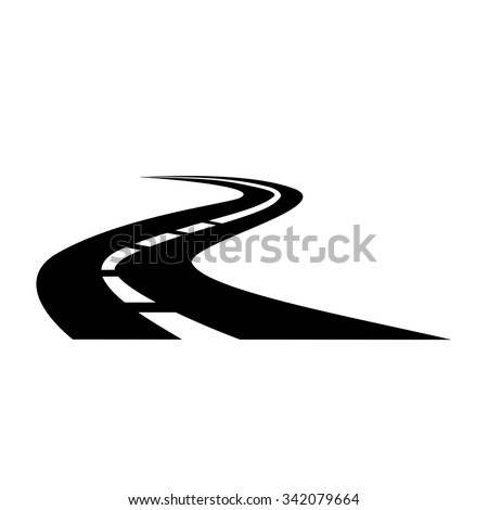 Road Icon Vector - 342079664 : Shutterstock