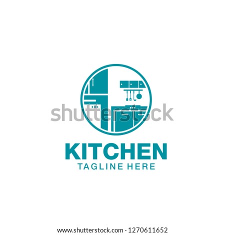 modern kitchen interior logo
