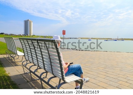 Similar – Foto Bild Büsum an der Nordseeküste in Deutschland