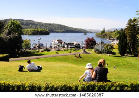 Similar – Image, Stock Photo Boat trip on Lake Starnberg