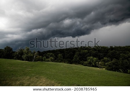 Similar – Image, Stock Photo approaching storm on the horizon