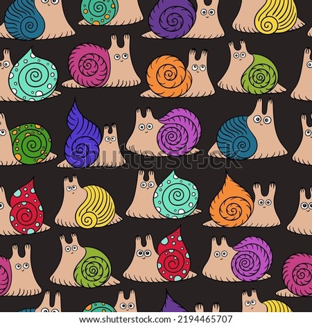 Similar – Image, Stock Photo Snail house pattern.