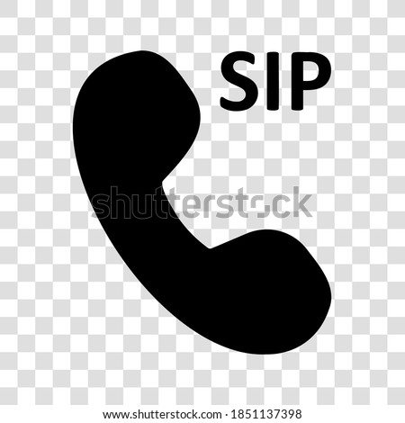 sip dialer, contact phone communication icon vector