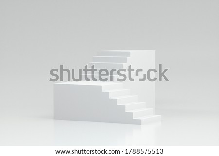 Similar – Image, Stock Photo ladders on white room at construction site. Painting walls. Home improvement, renovation