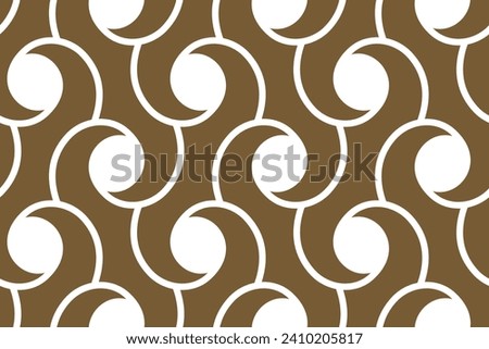 Waves pattern traditional Japanese ornament stylish lines background abstract minimalist fabric print classy colorful ornament modern graphic style. Casual repeating textile design, white, gold color.