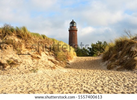 Similar – Image, Stock Photo Lighthouse Darßer Ort